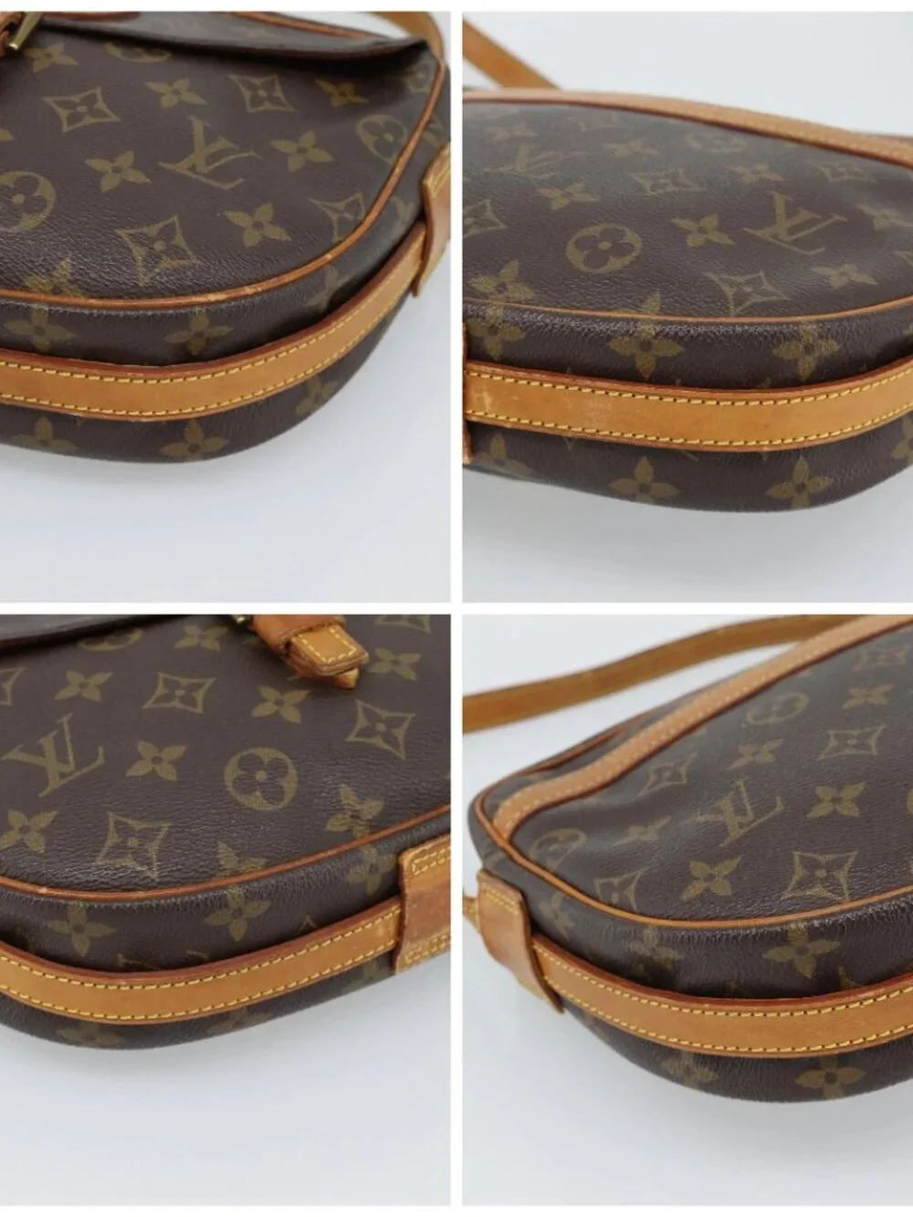 LOUIS VUITTON Monogram Jeune Fille MM Shoulder Bag M51226 LV Auth 186584
